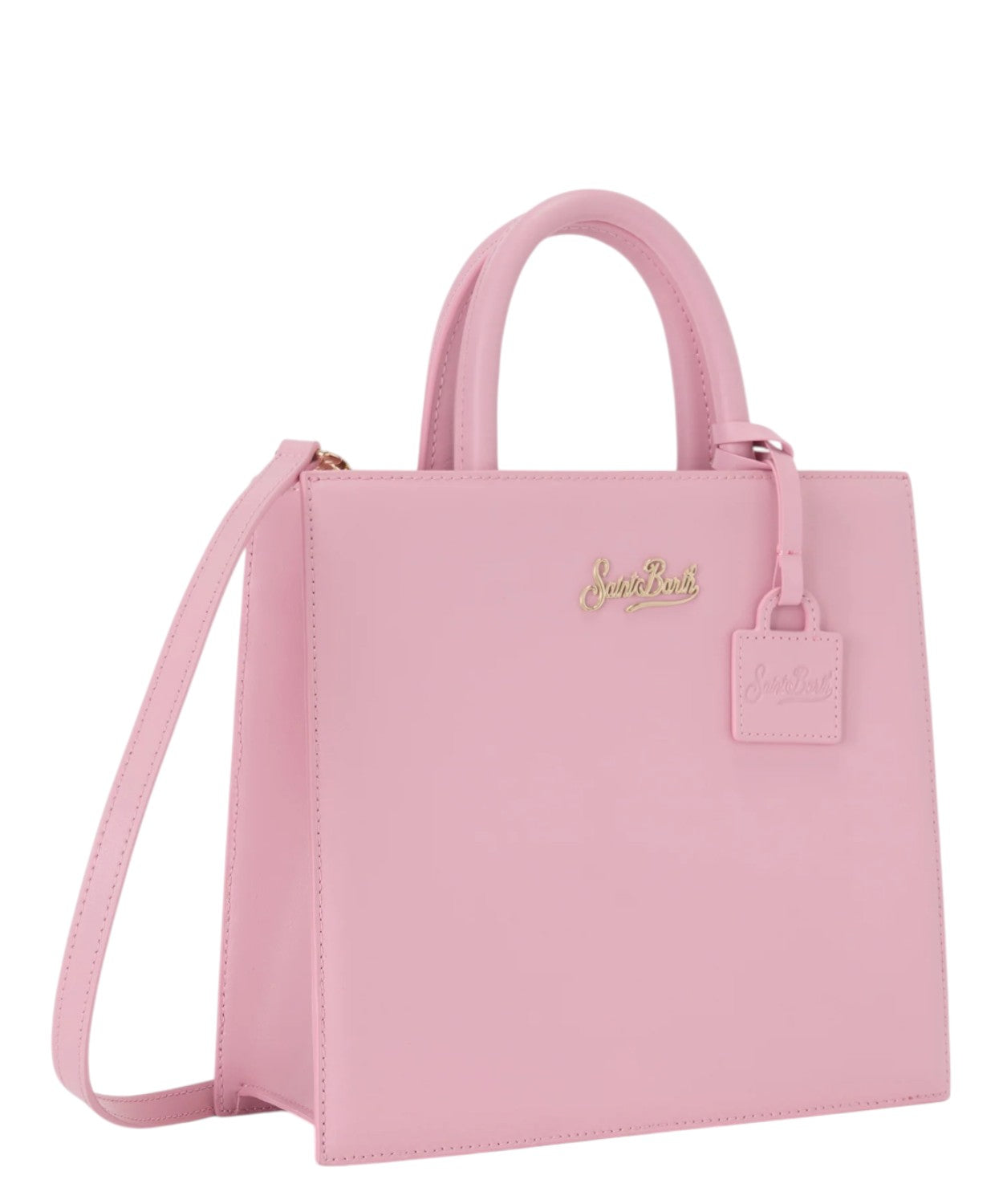 Borsa Shop Midi Leer Roze MC2 Saint Barth