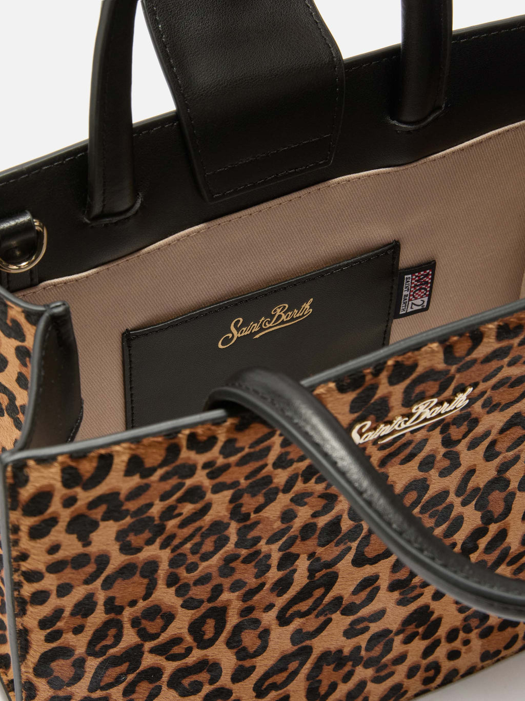 Borsa Shop Bag Midi in Cavallino Leopardato