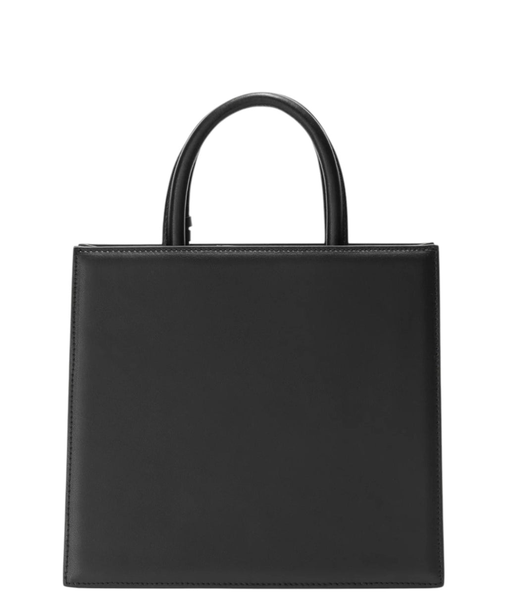 Mini-Shop-Tasche aus Leder mit Krokodilprägung und Schulterriemen