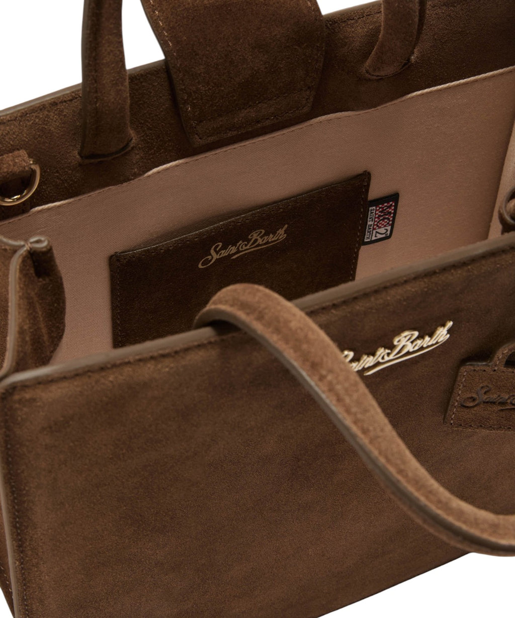 Shop Bag Midi in Suede