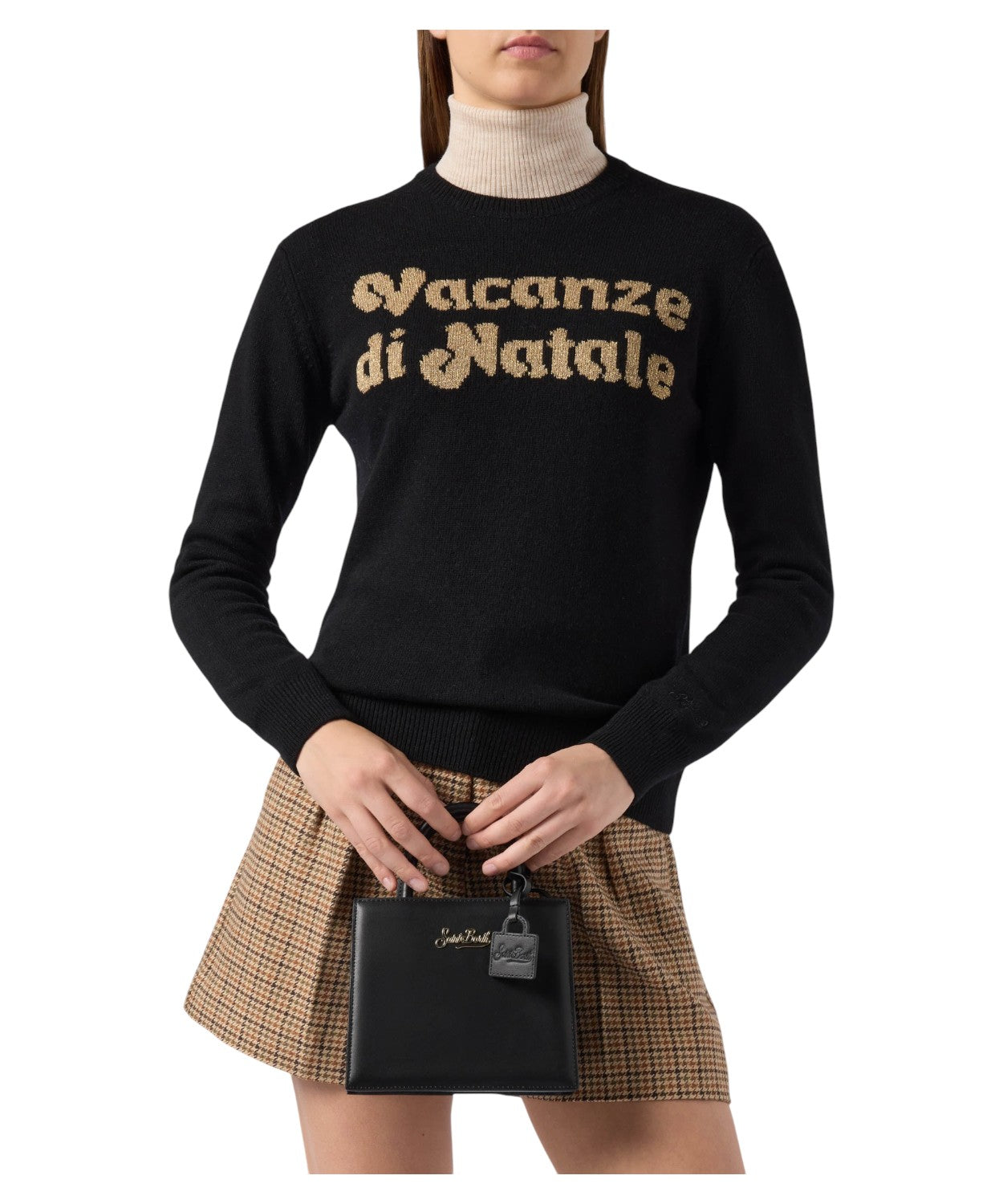 Shop Bag Mini in Pelle con Tracolla Removibile-Borse a mano-Mc2 Saint Barth-Vittorio Citro Boutique