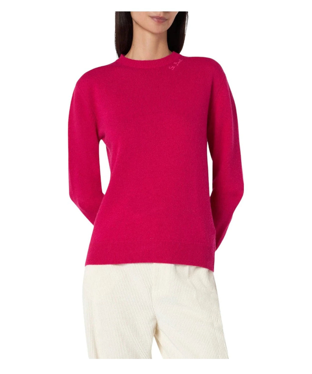 Maglione Sorbonne con logo ricamato-Mc2 Saint Barth-Maglieria-Vittorio Citro Boutique