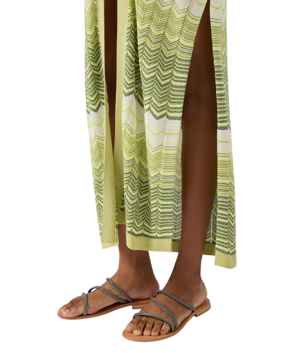 MC2 Saint Barth lange cardigan Tonia met geometrisch motief