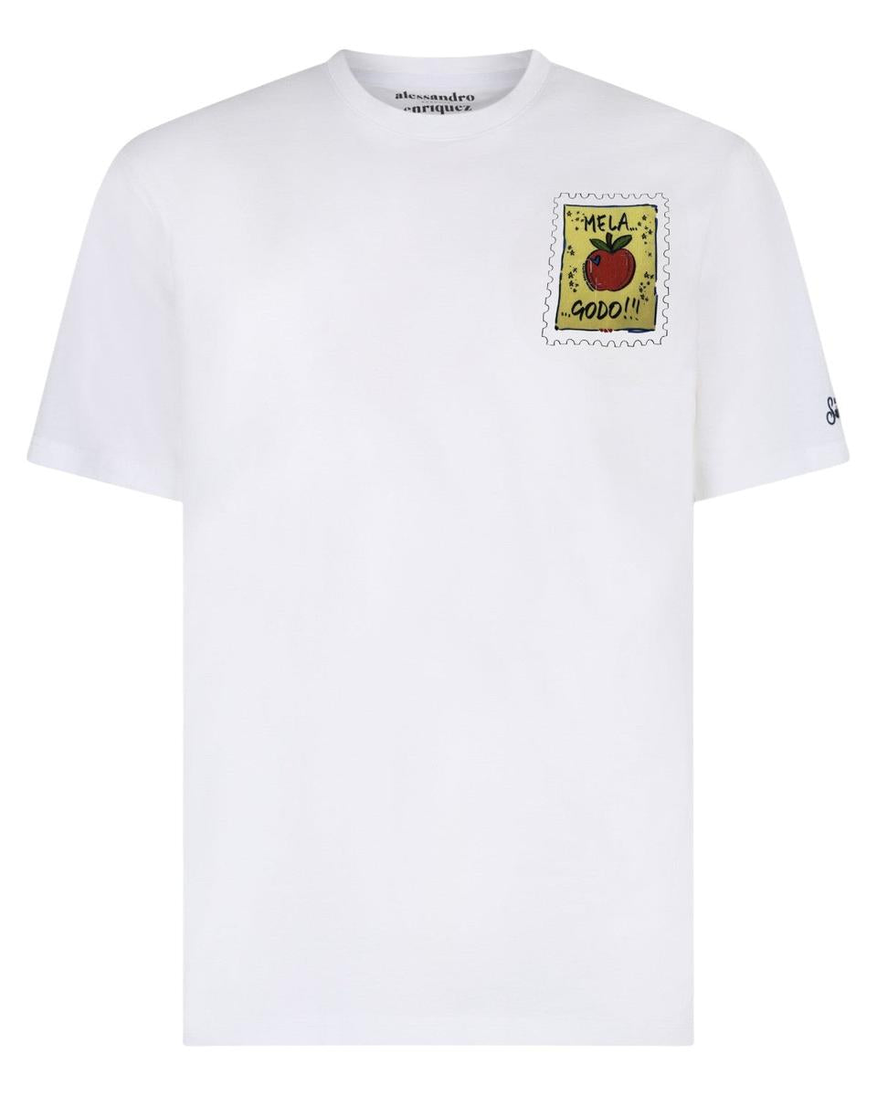 T-shirt Uomo Mela Godo in Cotone-Mc2 Saint Barth-T-shirt-Vittorio Citro Boutique