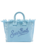 MC2 Saint Barth Borsa Vanity in canvas met logo en strass