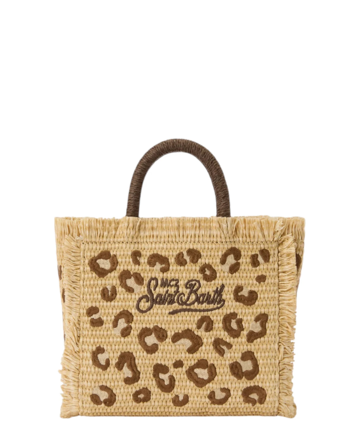 Borsa Vanity Mini Leopardata di MC2 Saint Barth