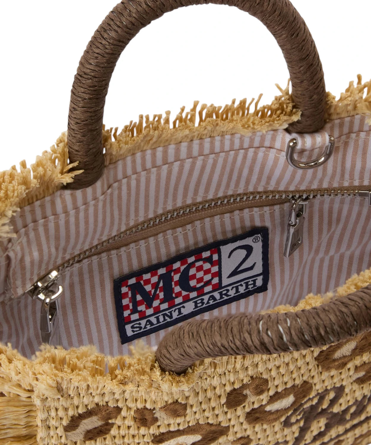 Borsa Vanity Mini Leopardata di MC2 Saint Barth