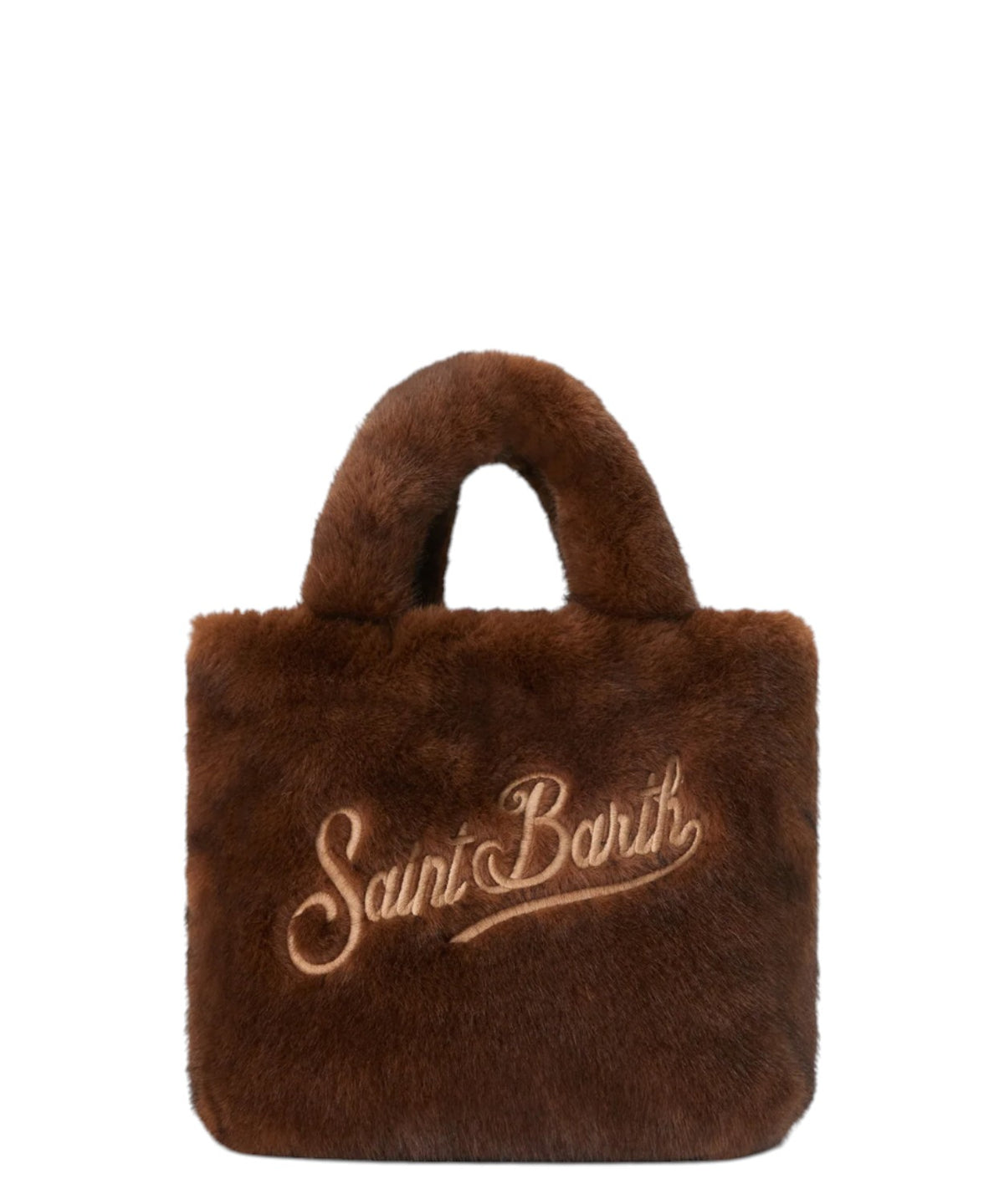 Mc2 Saint Barth Borsa Vanity Mini Faux Fur con Tracolla