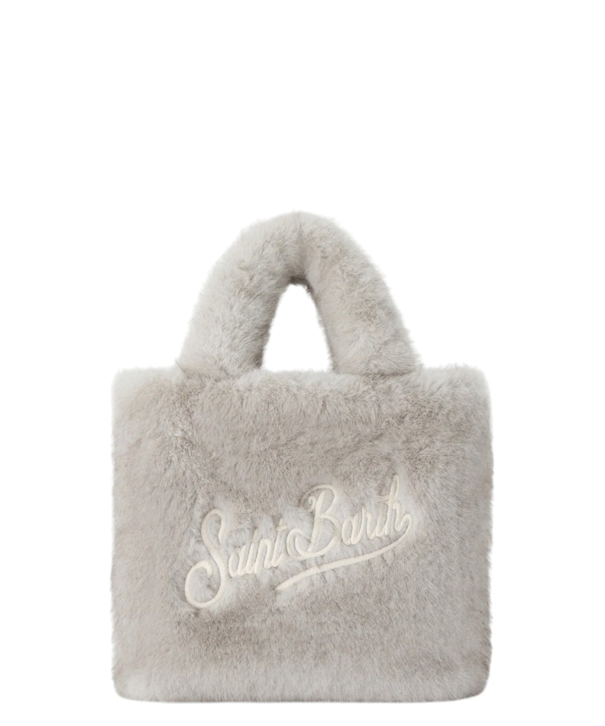 Mc2 Saint Barth Borsa Vanity Mini in Faux Fur con Tracolla