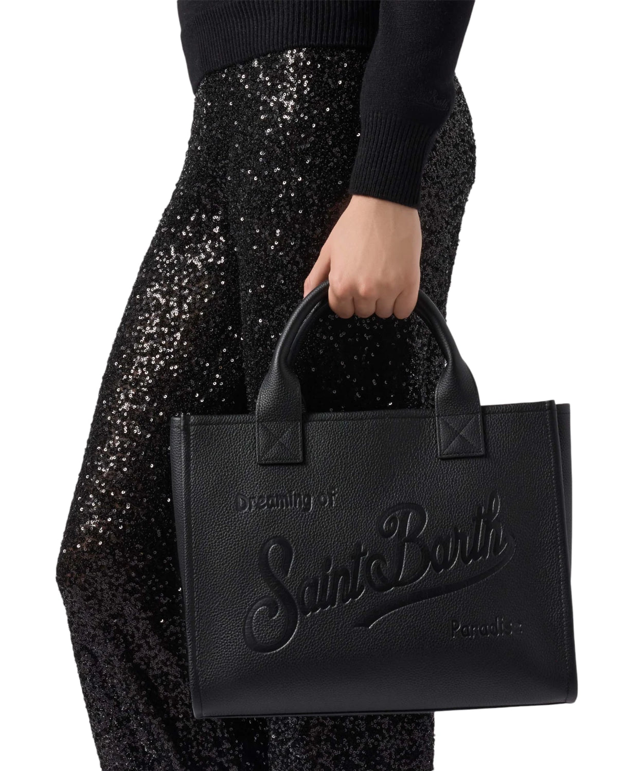 Vanity Bag Large in Pelle con Tracolla Removibile-Borse a spalla-Mc2 Saint Barth-Vittorio Citro Boutique