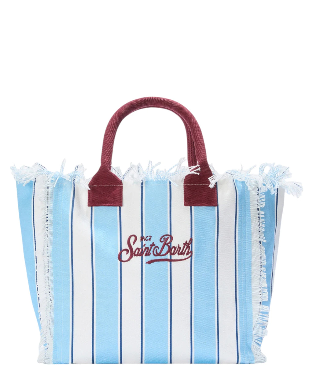 MC2 Saint Barth Vanitytas Strepen in Canvas