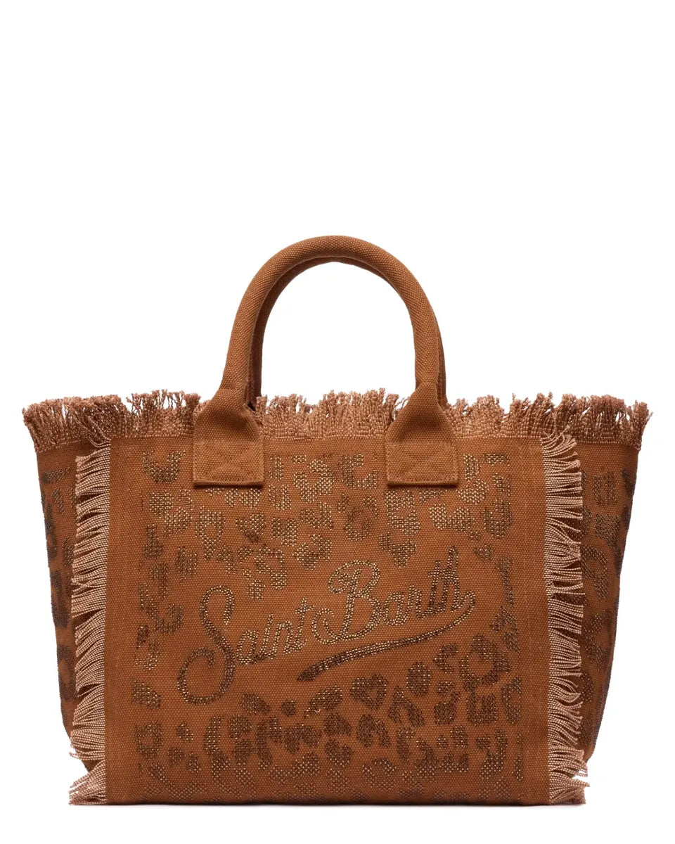 Borsa a spalla Vanity con strass leopardati-Mc2 Saint Barth-Borse a spalla-Vittorio Citro Boutique