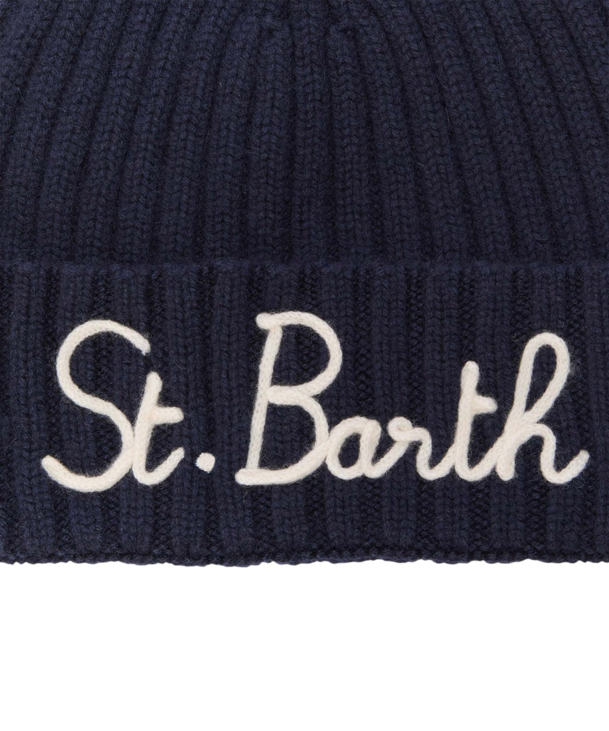 Berretto Wengen in Misto Cashmere con Ricamo
