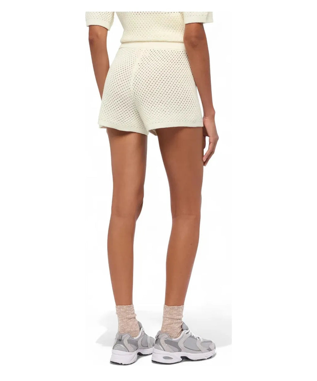 Shorts Yvette in maglia traforata con ricami e vita alta-Shorts-Mc2 Saint Barth-Vittorio Citro Boutique