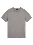 T-shirt Regular in Jersey Fiammato con Logo D-Dondup-T-shirt-Vittorio Citro Boutique