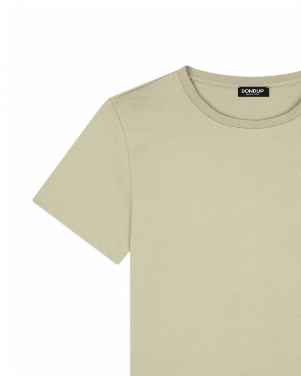 T-shirt Girocollo Regular in Jersey-Dondup-T-shirt-Vittorio Citro Boutique