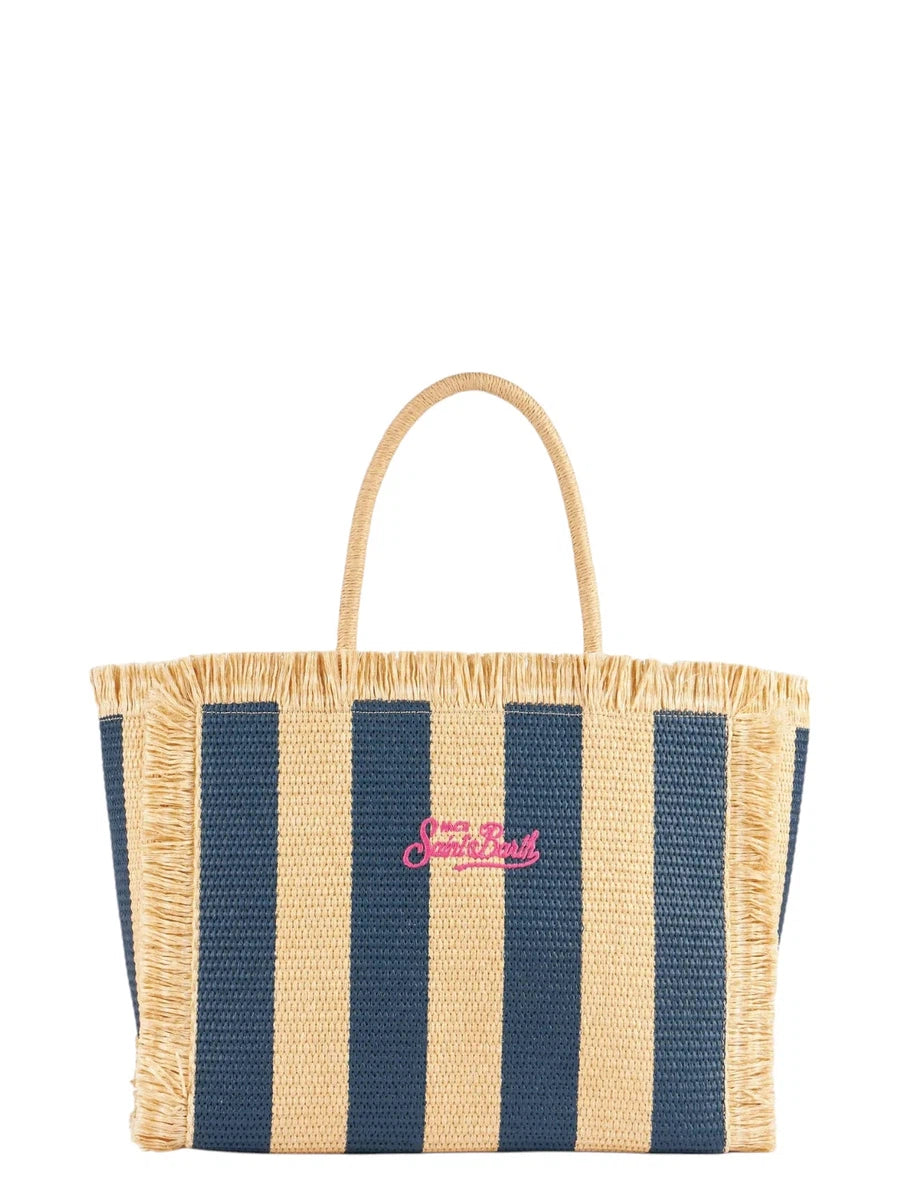 Borsa Tote Vanity Straw a Righe-Borse a spalla-Mc2 Saint Barth-Vittorio Citro Boutique