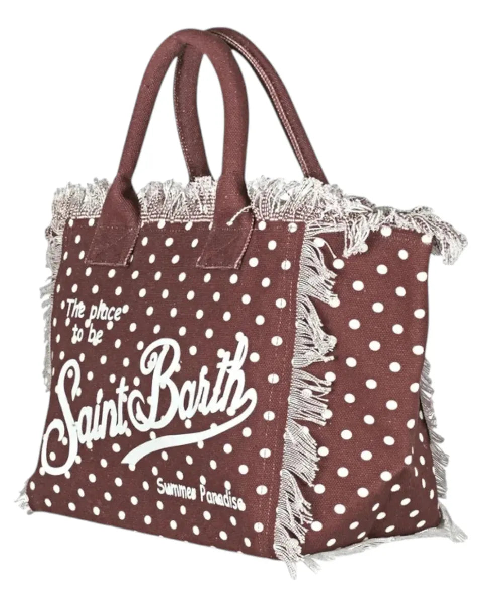 Vanity Pois Marrone con Frange-Mc2 Saint Barth-Borse a mano-Vittorio Citro Boutique