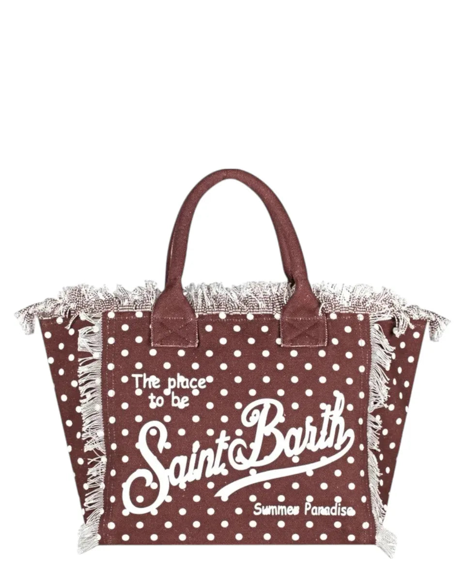 Vanity Pois Marrone con Frange-Mc2 Saint Barth-Borse a mano-Vittorio Citro Boutique