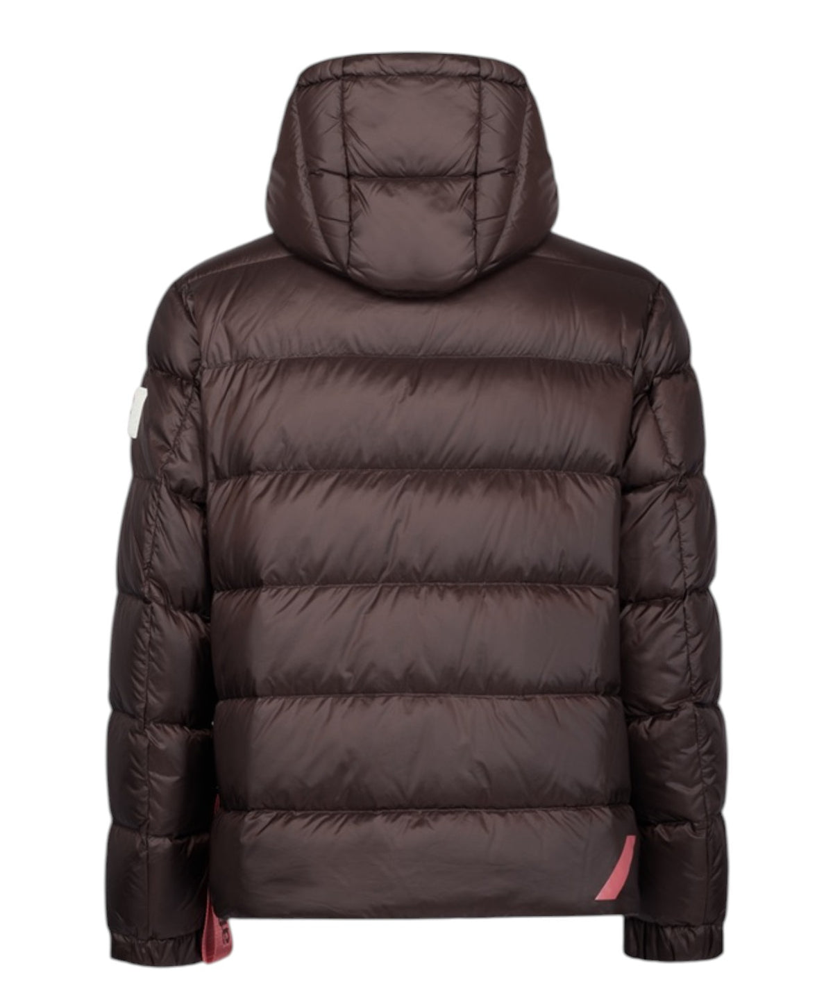 Herenpuffer After Label Verbier van glanzend nylon