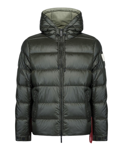 Herren-Daunenjacke After Label Verbier aus glänzendem Nylon