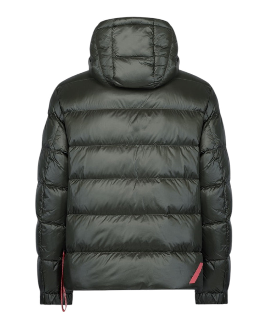 Herren-Daunenjacke After Label Verbier aus glänzendem Nylon