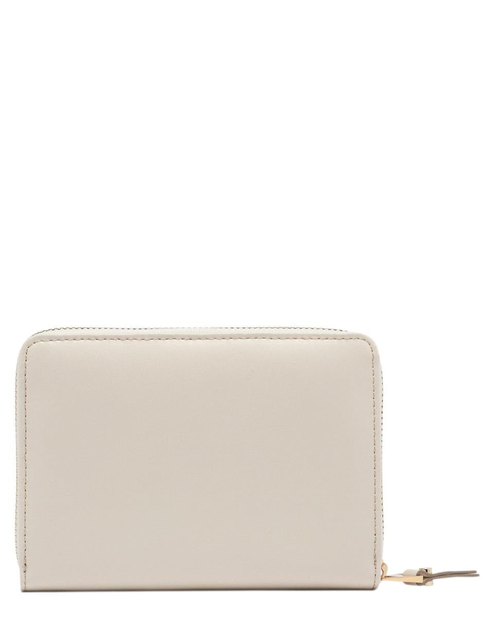 Portafoglio in pelle liscia Gianni Chiarini con zip e chiusura a bottone-Gianni Chiarini-Portafogli-Vittorio Citro Boutique