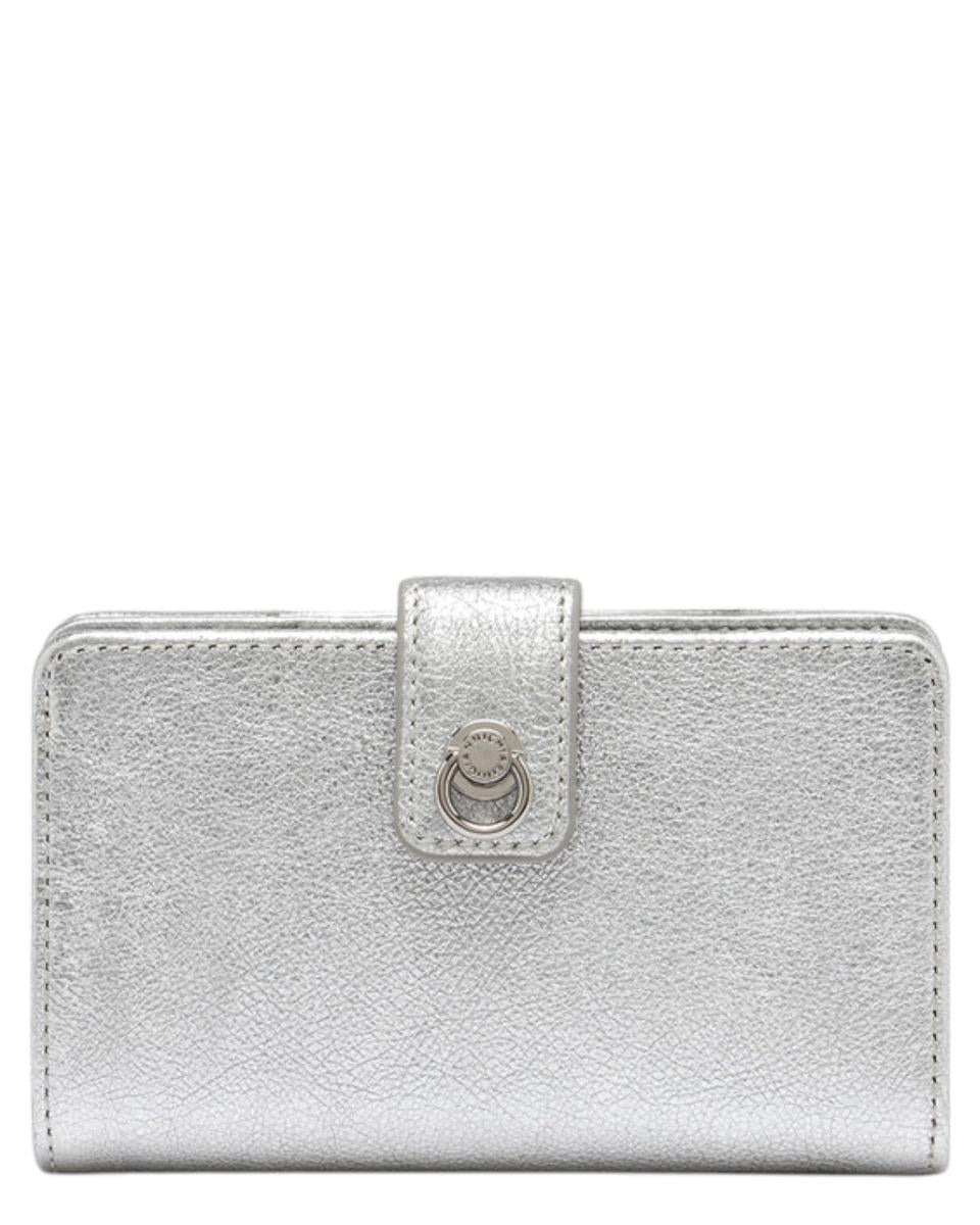 Portafoglio in pelle laminata Gianni Chiarini con patta e tasche interne-Gianni Chiarini-Portafogli-Vittorio Citro Boutique