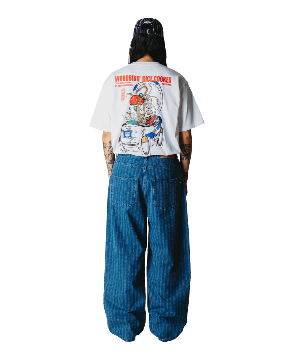 Camisetas WBBaine de algodón pesado con estampado gráfico