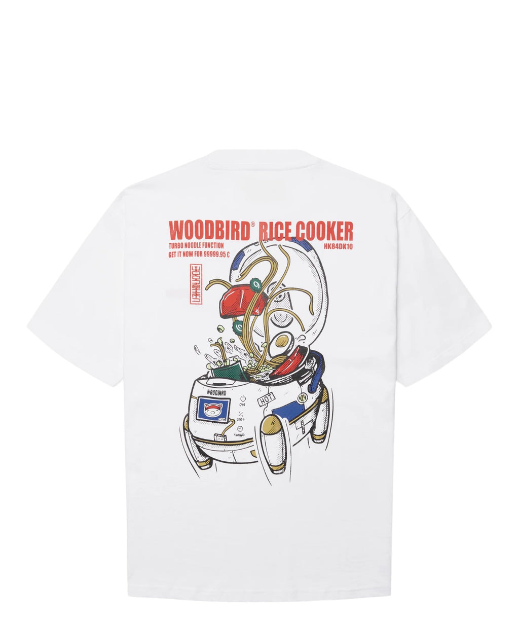 Camisetas WBBaine de algodón pesado con estampado gráfico