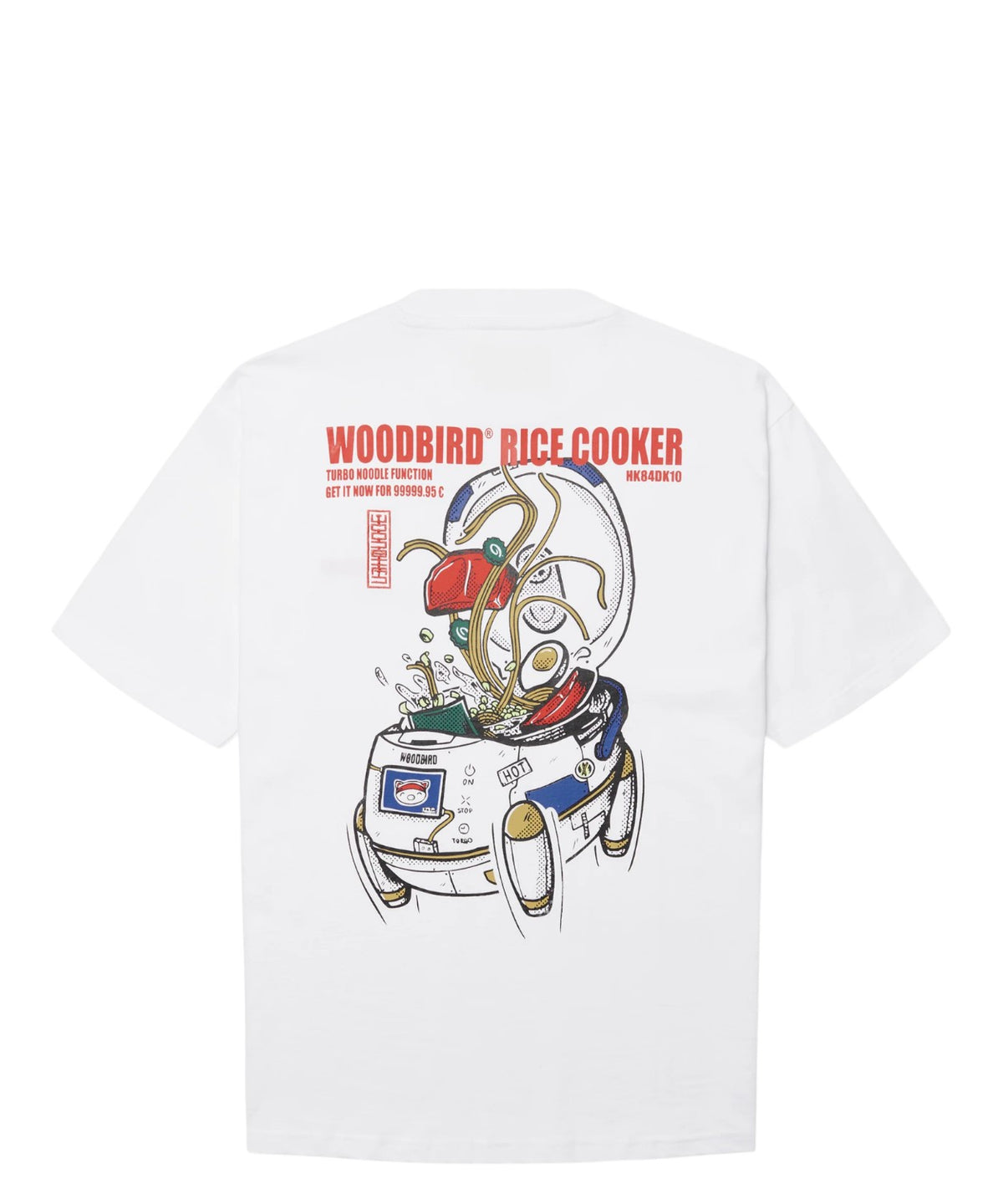 Camisetas WBBaine de algodón pesado con estampado gráfico