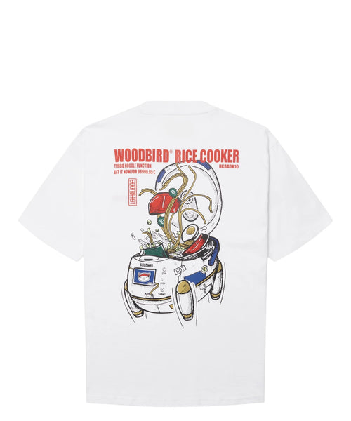 Camisetas WBBaine de algodón pesado con estampado gráfico