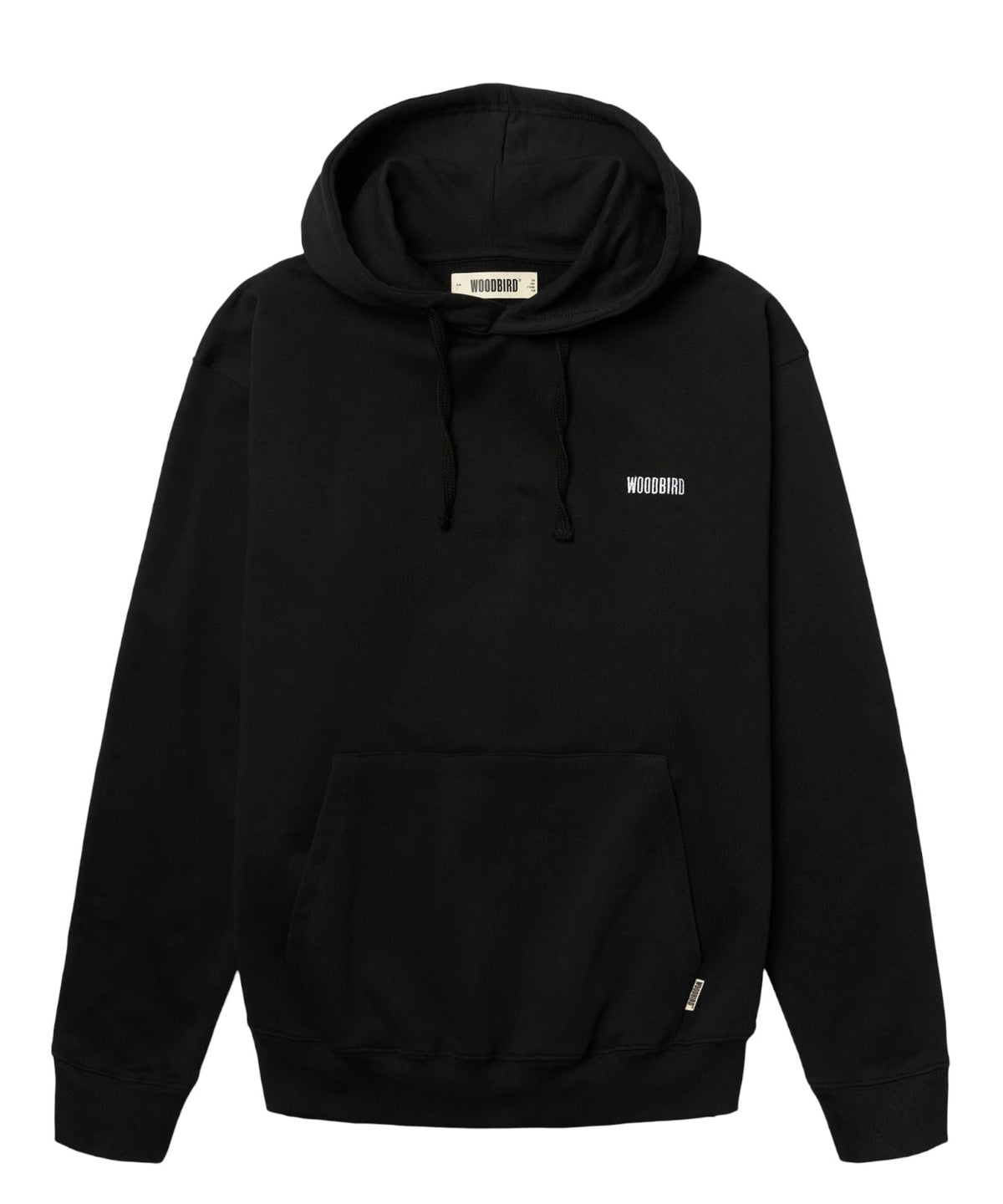 Sudadera con capucha de algodón con estampado y bordado