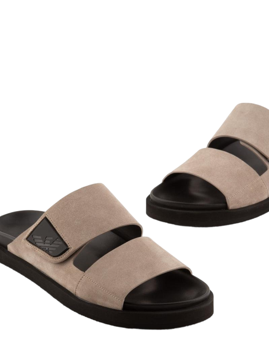 Sandali con strapi in suede-Sandali-Emporio Armani-Vittorio Citro Boutique