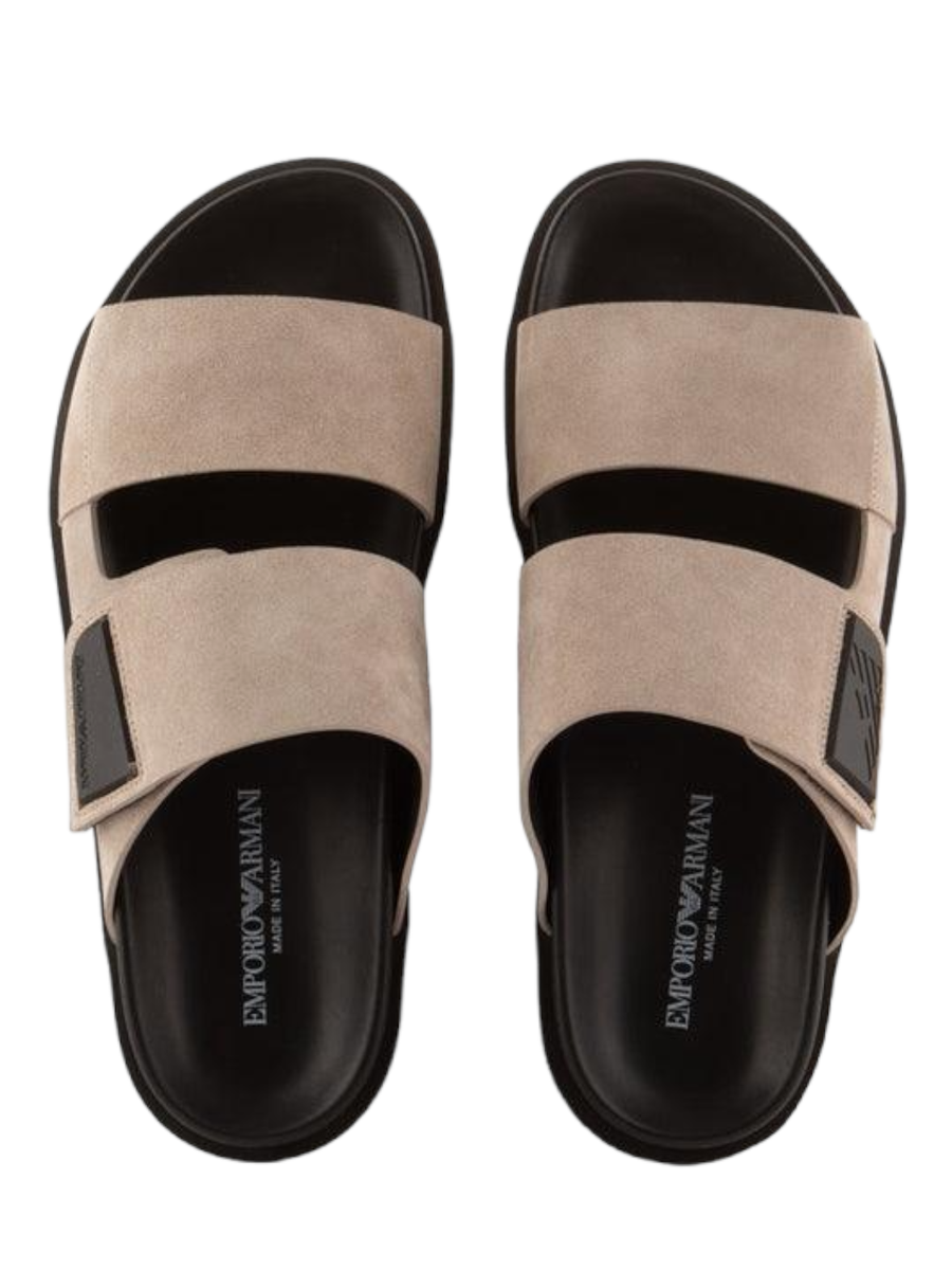 Sandali con strapi in suede-Sandali-Emporio Armani-Vittorio Citro Boutique