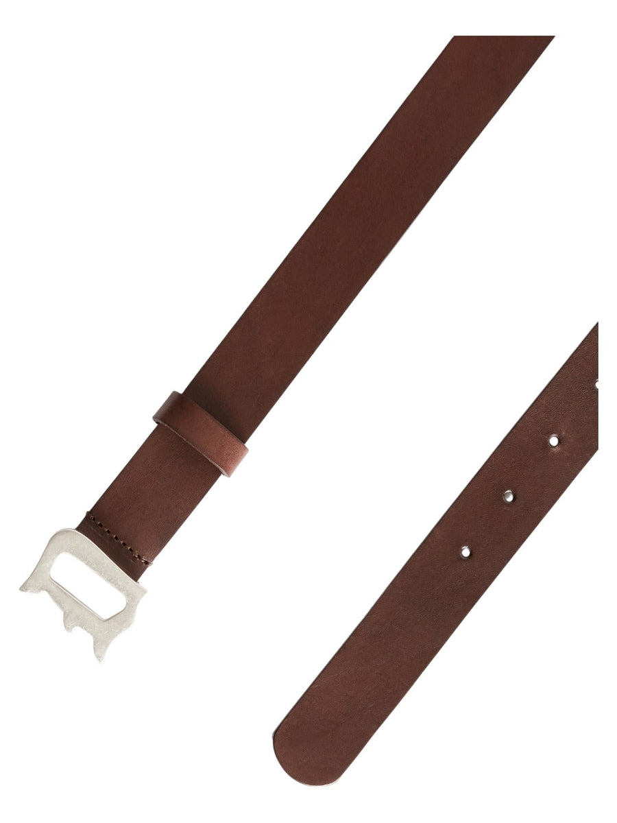 Cintura placca logo-Dondup-Cinture-Vittorio Citro Boutique