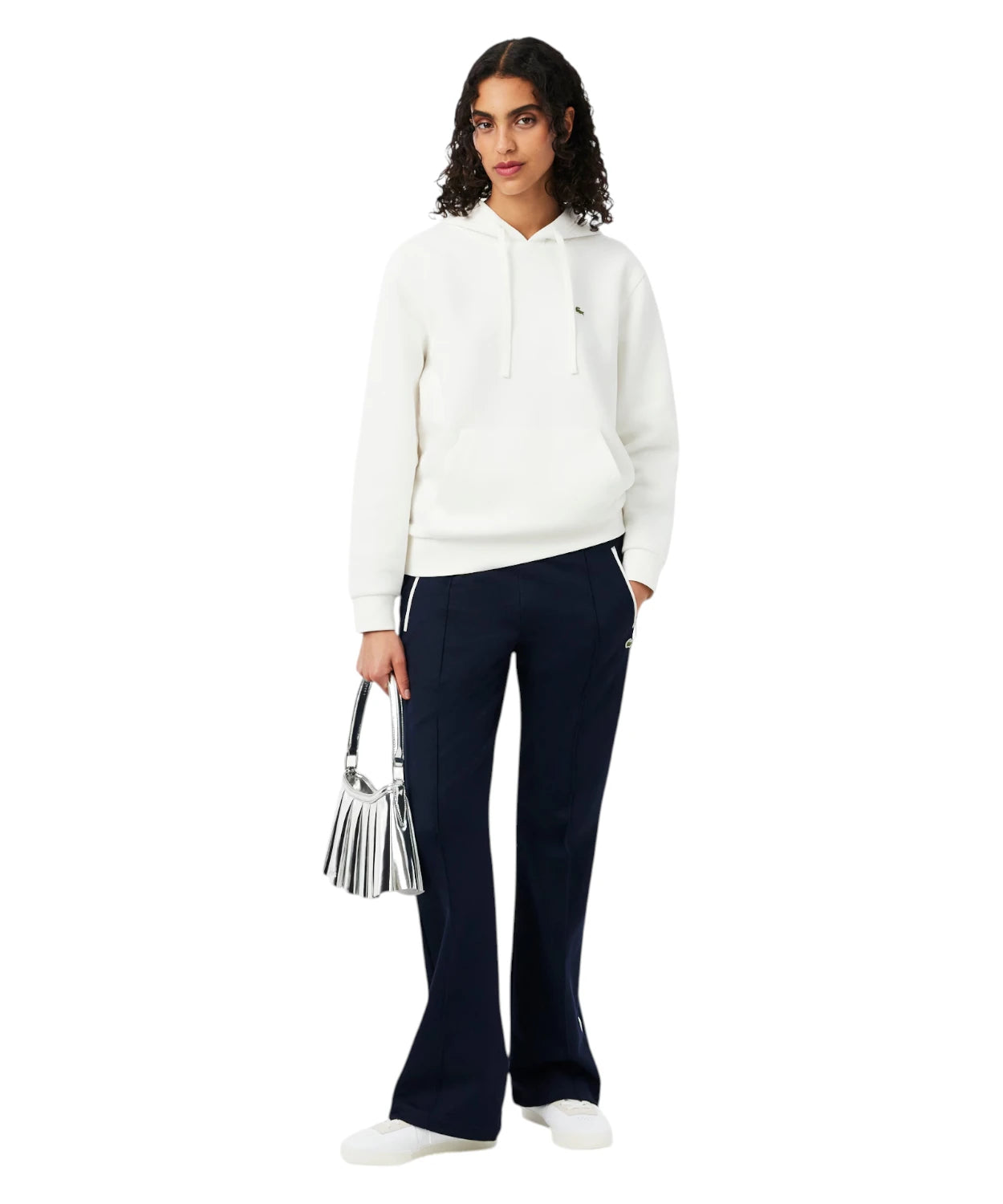 Pantaloni Donna Lacoste Svasati con Pieghe