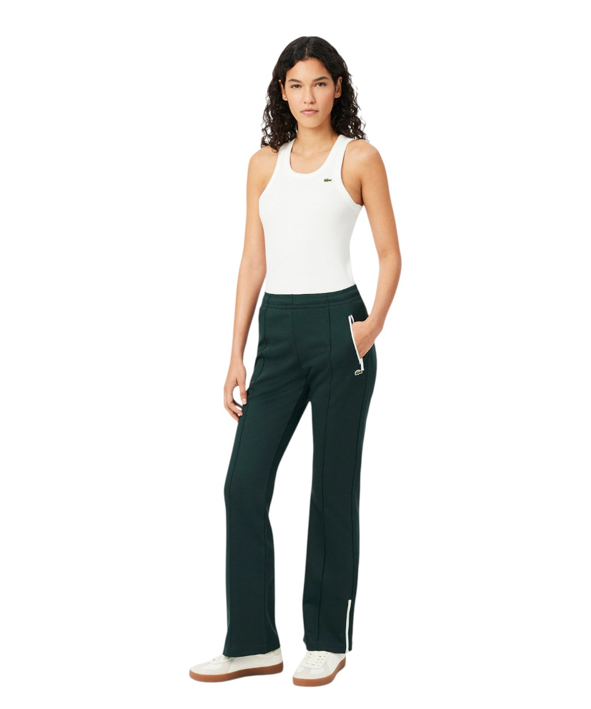 Women's Lacoste Flared Trousers with Pleats
