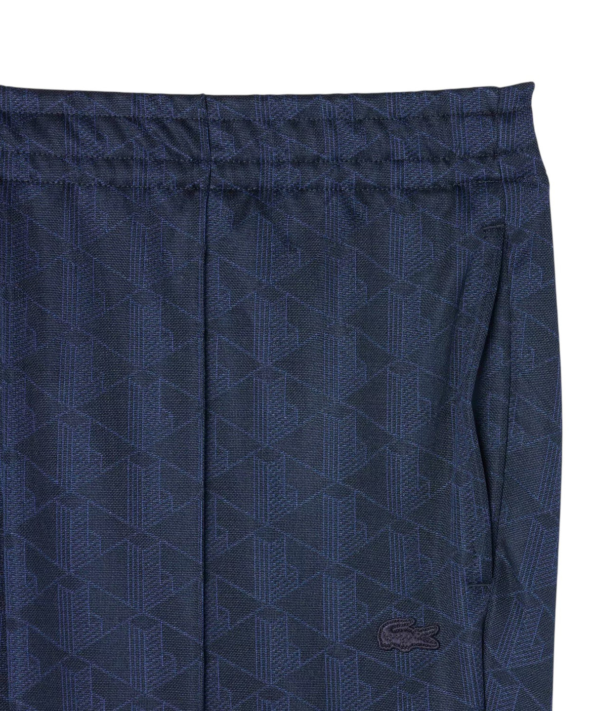 Pantaloni Tuta Lacoste in Jacquard con Monogramma