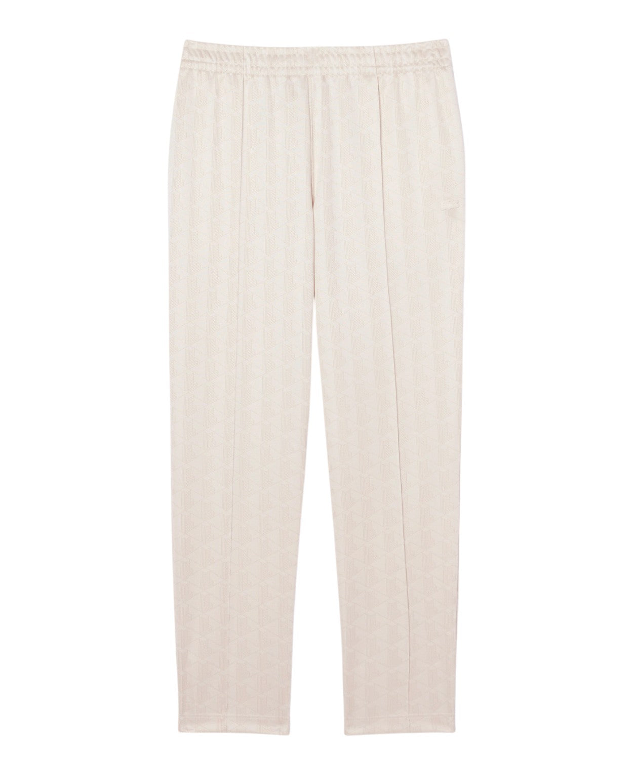Pantaloni Tuta Lacoste in Jacquard con Monogramma Tono su Tono
