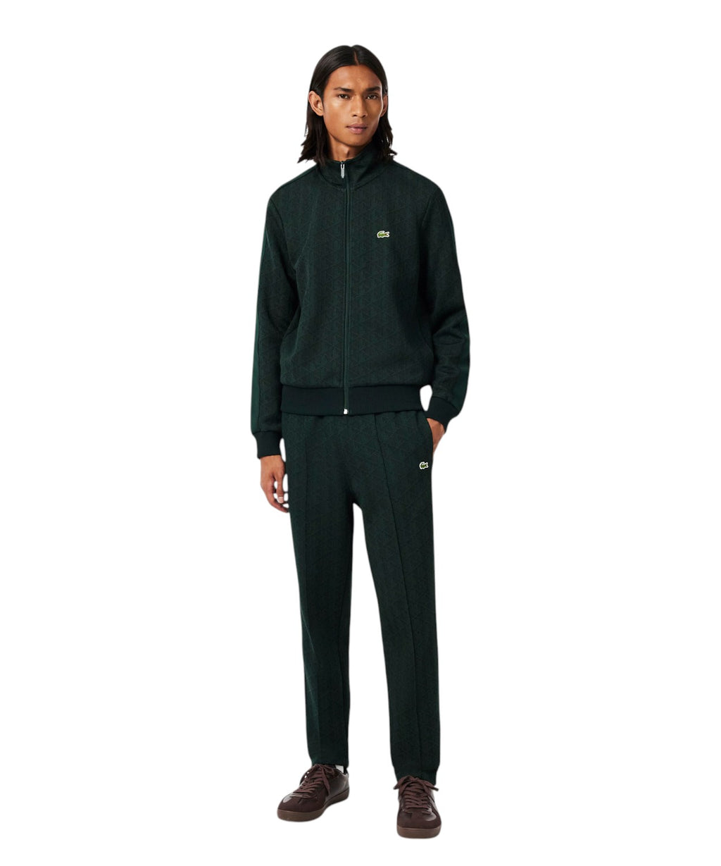 Pantaloni Tuta Lacoste Paris con Monogramma Jacquard