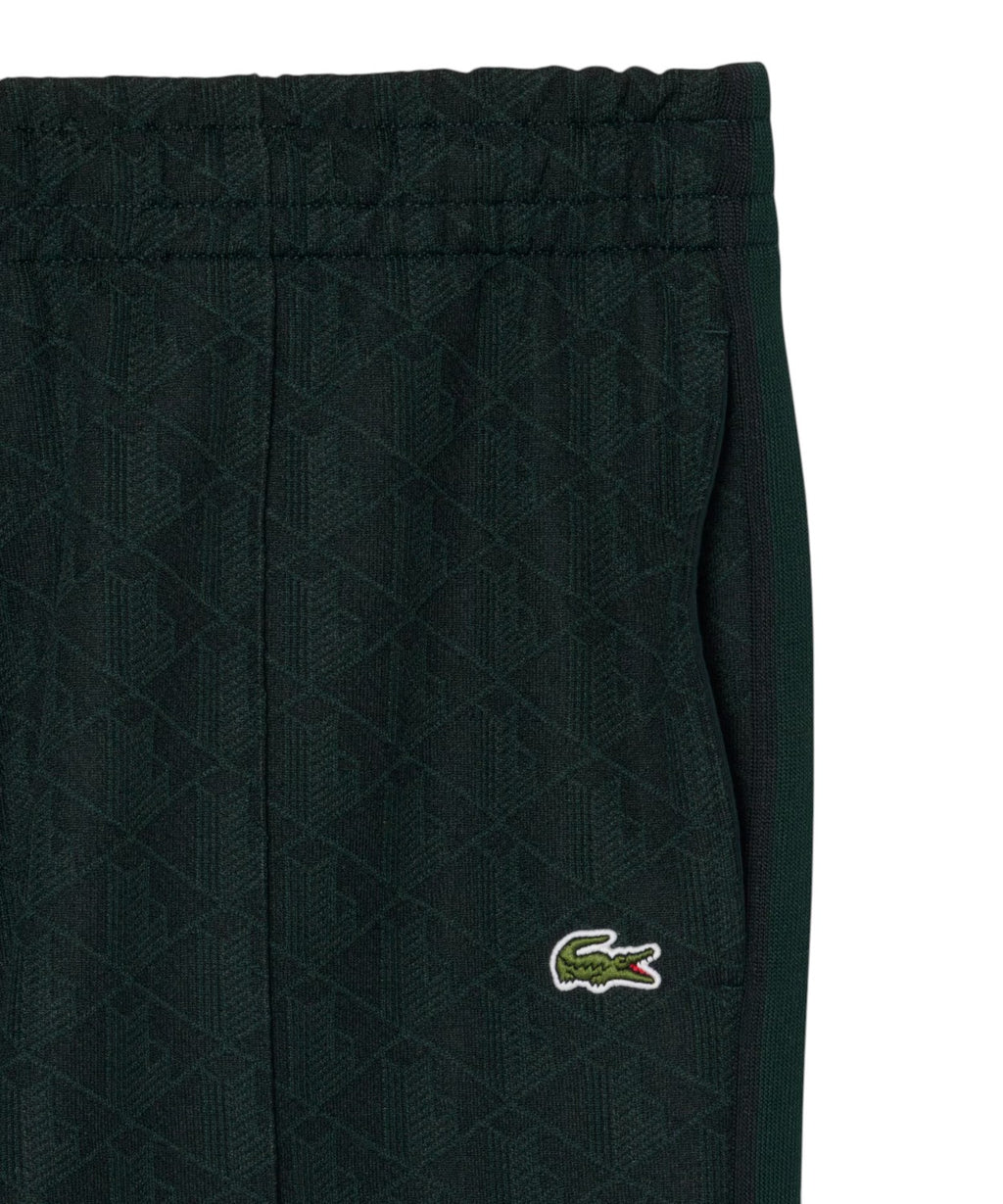 Pantaloni Tuta Lacoste Paris con Monogramma Jacquard