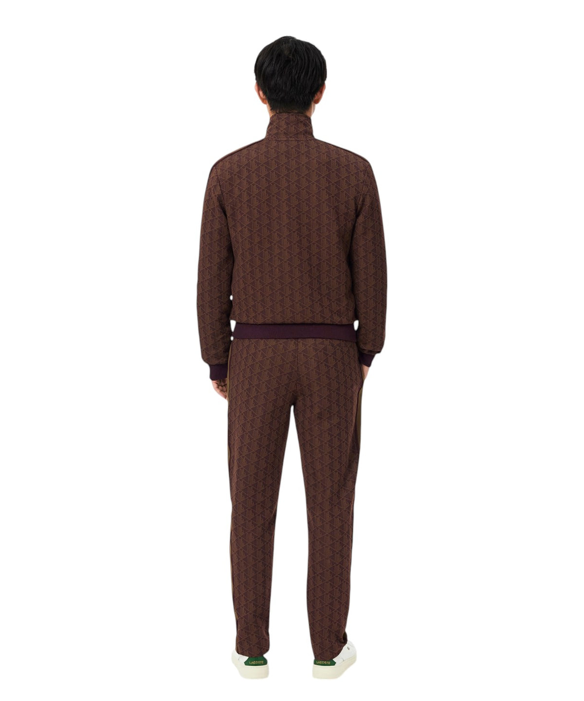 Pantaloni Tuta Lacoste Paris con Monogramma Jacquard