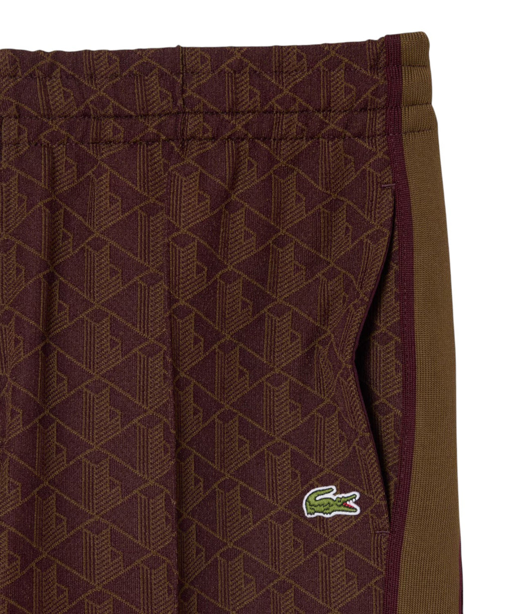 Pantaloni Tuta Lacoste Paris con Monogramma Jacquard