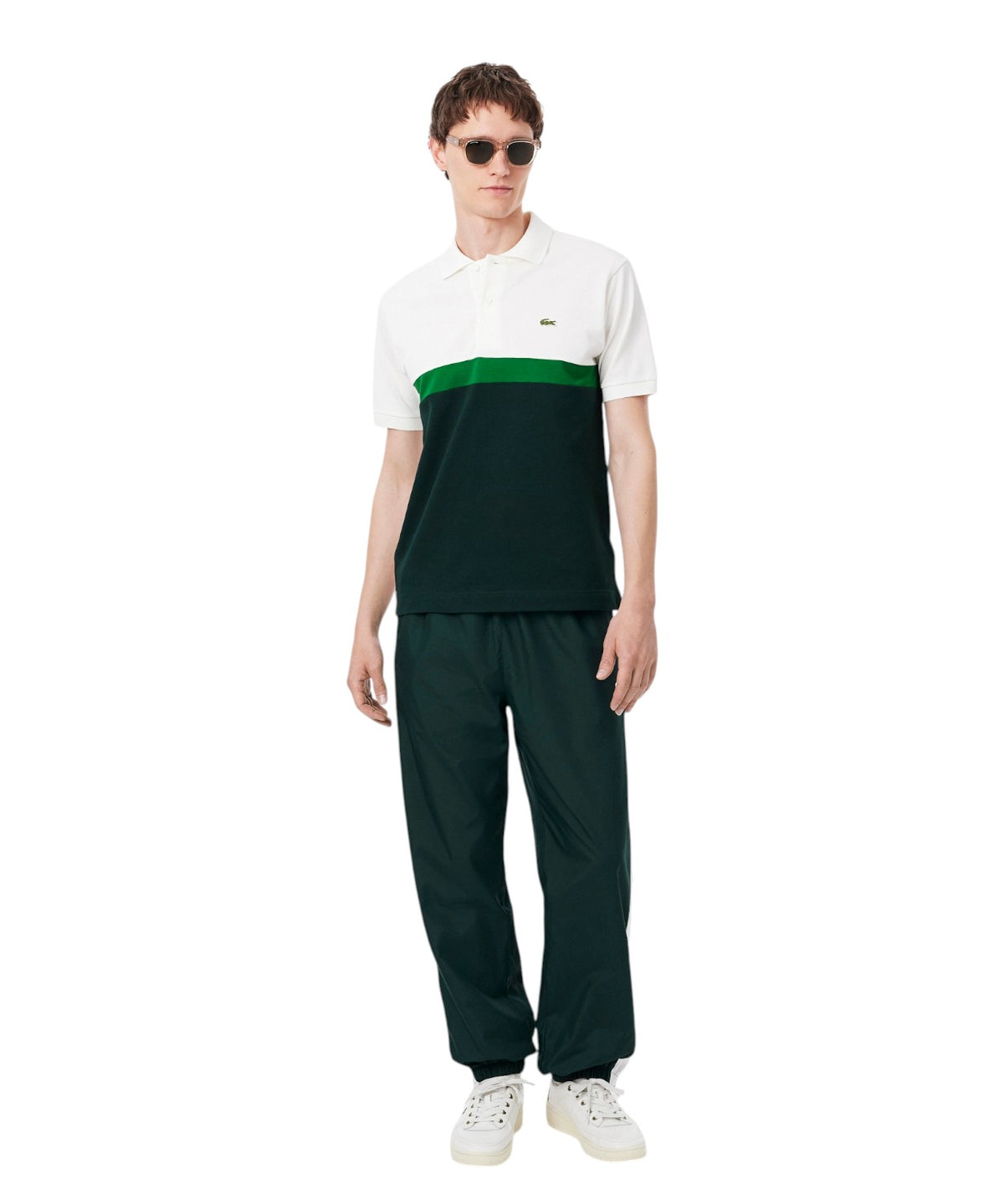 Lacoste Colorblock Broeken Heren van waterafstotend taft
