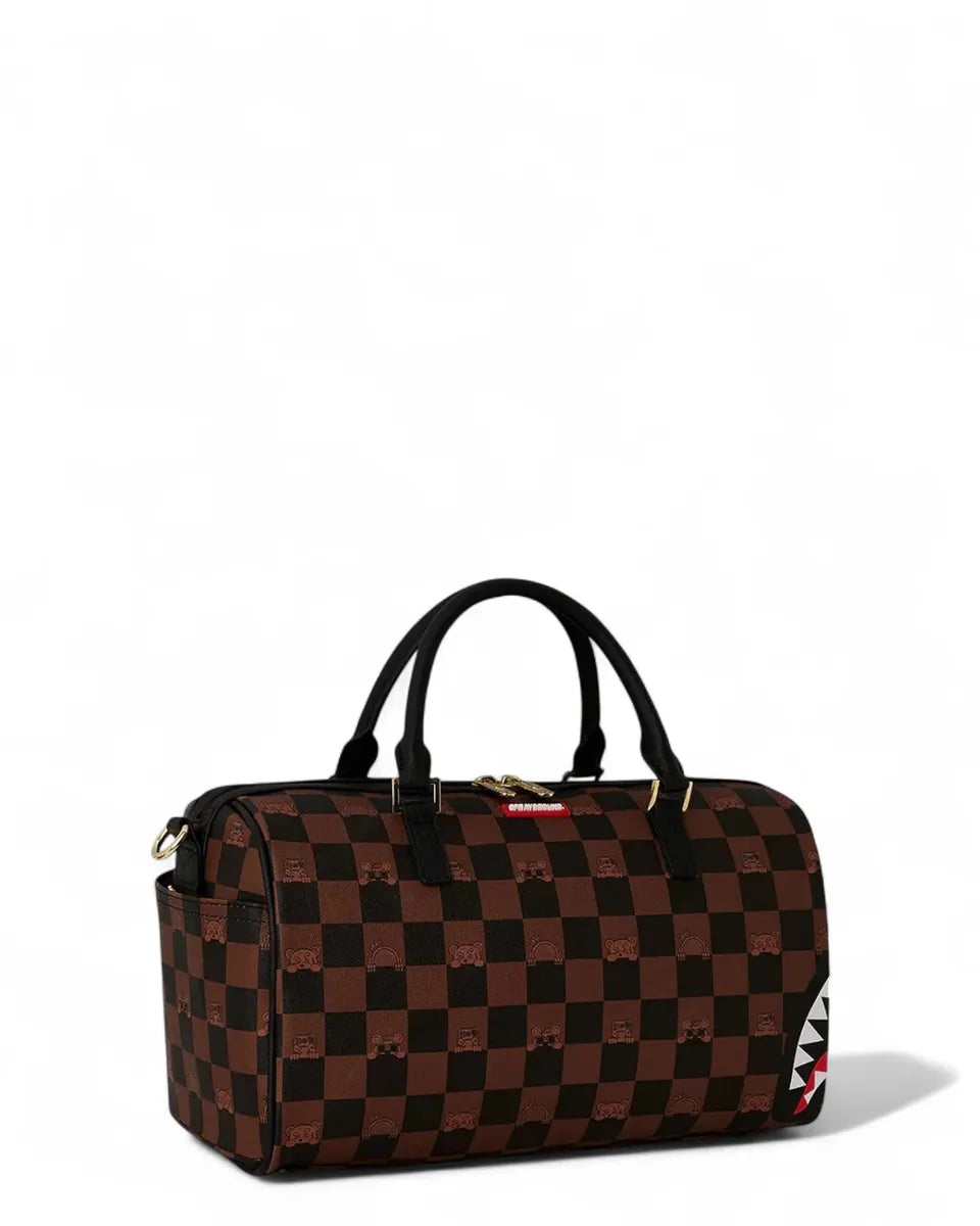 Peeking Character Check Mini Duffel-Sprayground-Borse a mano-Vittorio Citro Boutique