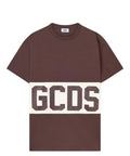 GCDS Oversize-T-Shirts mit kontrastierendem Band-Logo