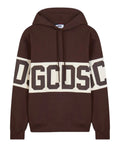 Bluza z kapturem GCDS z kontrastowym logo Band