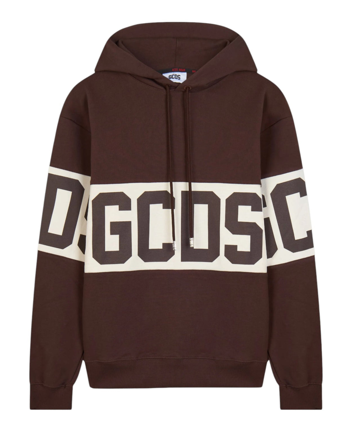 Bluza z kapturem GCDS z kontrastowym logo Band