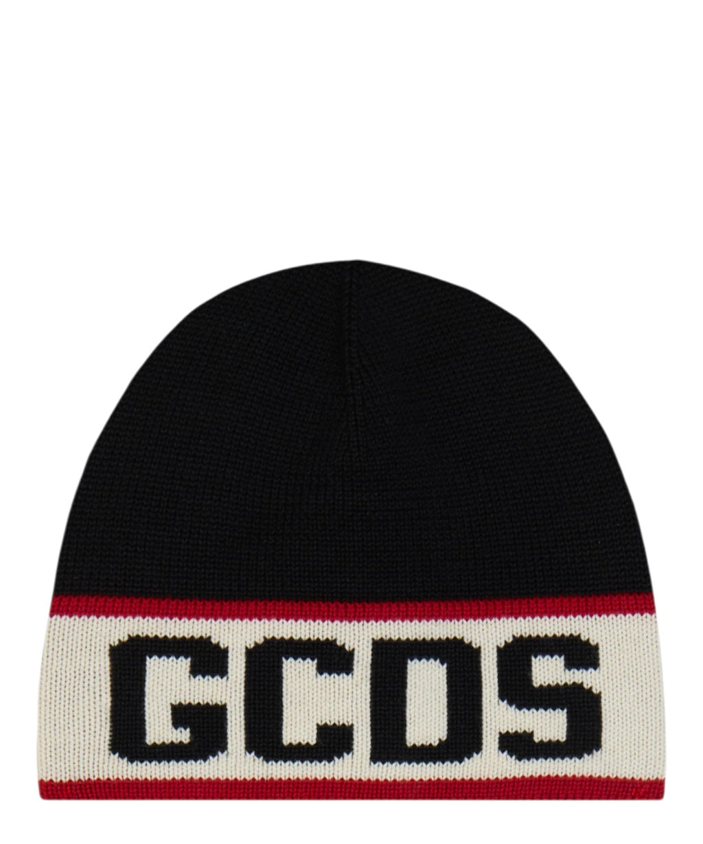 GCDS-muts van een wolmix met maxi-logo